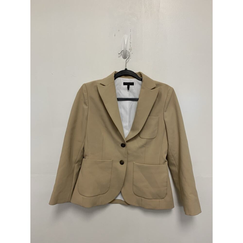 Rag And Bone Slade Tailored Blazer Beige Size 2